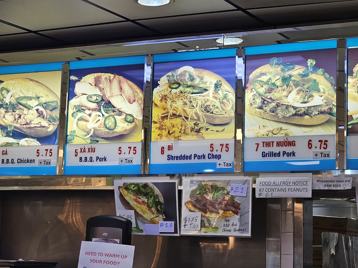 Huong Lan Sandwiches Menu - Image 5